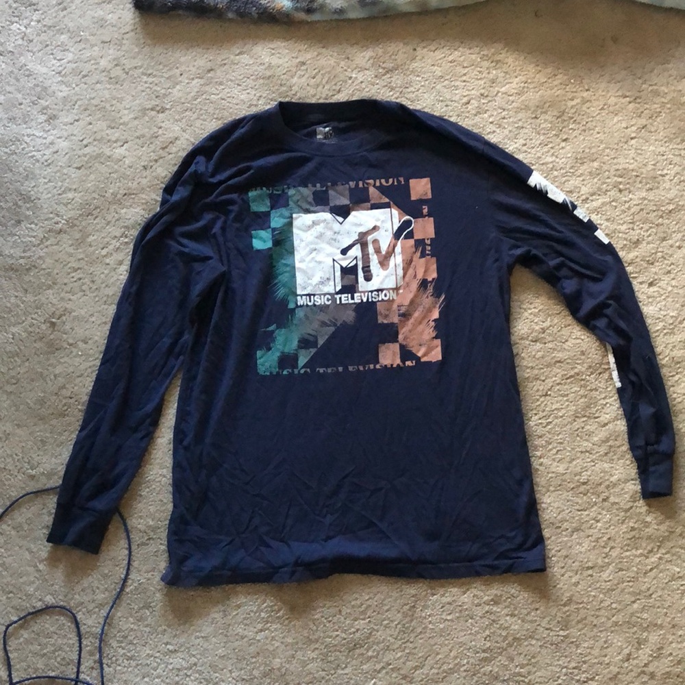 Vintage Rare MTV long sleeve size large